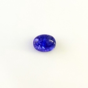 8.09 Cts. Tanzanite 12.5x9mm Smooth Oval Shape AA Grade Loose Cabochon - Total 1 Pc.