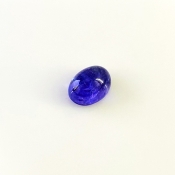 8.09 Cts. Tanzanite 12.5x9mm Smooth Oval Shape AA Grade Loose Cabochon - Total 1 Pc.