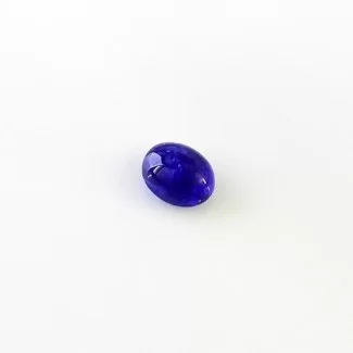 6.35 Cts. Tanzanite 11.5x9mm Smooth Oval Shape AA Grade Loose Cabochon - Total 1 Pc.