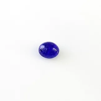 6.60 Cts. Tanzanite 11x9mm Smooth Oval Shape AA Grade Loose Cabochon - Total 1 Pc.