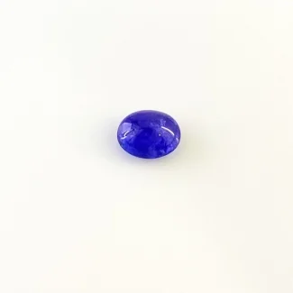 5.43 Cts. Tanzanite 11.5x9mm Smooth Oval Shape A Grade Loose Cabochon - Total 1 Pc.