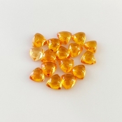11.50 Carat Spessartite Garnet 5mm Smooth Trillion Shape AA Grade Cabochons Parcel - Total 16 Pcs.