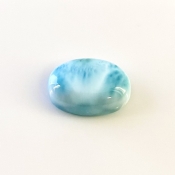29.80 Carat Larimar 24x16mm Smooth Oval Shape AA Grade Loose Cabochon - Total 1 Pc.