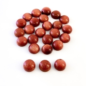 134.40 Cts. Sand Stone 11mm Smooth Round Shape AAA Grade Cabochons Parcel - Total 25 Pcs.