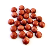 134.40 Cts. Sand Stone 11mm Smooth Round Shape AAA Grade Cabochons Parcel - Total 25 Pcs.