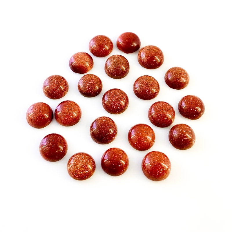 108.60 Cts. Sand Stone 11mm Smooth Round Shape AAA Grade Cabochons Parcel - Total 21 Pcs.