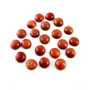 108.60 Cts. Sand Stone 11mm Smooth Round Shape AAA Grade Cabochons Parcel - Total 21 Pcs.