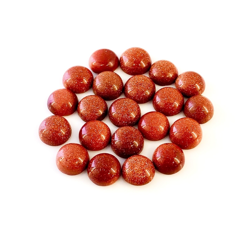 108.60 Cts. Sand Stone 11mm Smooth Round Shape AAA Grade Cabochons Parcel - Total 21 Pcs.