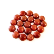 108.60 Cts. Sand Stone 11mm Smooth Round Shape AAA Grade Cabochons Parcel - Total 21 Pcs.