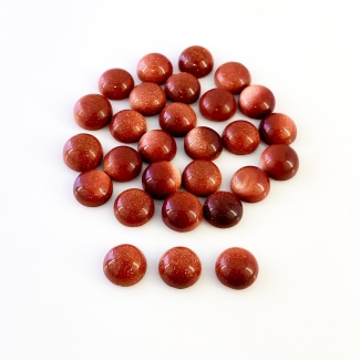 111.65 Cts. Sand Stone 10mm Smooth Round Shape AAA Grade Cabochons Parcel - Total 28 Pcs.