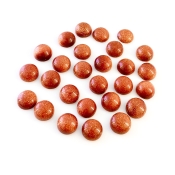 107.85 Cts. Sand Stone 10mm Smooth Round Shape AAA Grade Cabochons Parcel - Total 27 Pcs.