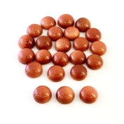 119.30 Cts. Sand Stone 11mm Smooth Round Shape AAA Grade Cabochons Parcel - Total 23 Pcs.