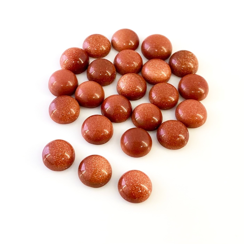 119.30 Cts. Sand Stone 11mm Smooth Round Shape AAA Grade Cabochons Parcel - Total 23 Pcs.