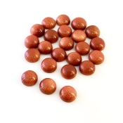 119.30 Cts. Sand Stone 11mm Smooth Round Shape AAA Grade Cabochons Parcel - Total 23 Pcs.