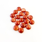 84 Cts. Sand Stone 11mm Smooth Round Shape AAA Grade Cabochons Parcel - Total 18 Pcs.