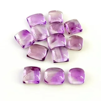73.10 Carat Brazilian Amethyst 4.50-6.55 carat Smooth Mix Shape AA+ Grade Cabochons Parcel - Total 13 Pcs.
