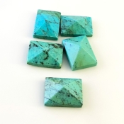 81.80 Carat Turquoise 20x15mm Smooth Fancy Shape A Grade Cabochons Parcel - Total 5 Pcs.