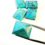88.55 Carat Turquoise 20x15mm Smooth Fancy Shape A Grade Cabochons Parcel - Total 5 Pcs.