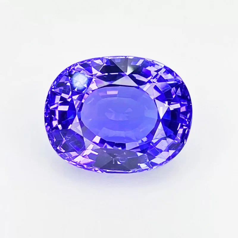 Tanzanite Faceted Cushion Shape AAA+ Grade Loose Gemstone - 16.80x13.33mm - 1 Pc. - 17.08 Cts.
