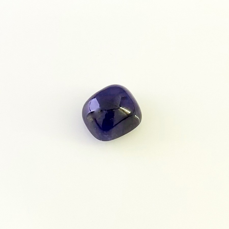 13.85 Carat Blue Sapphire 11x12.5 Smooth Cushion Shape A Grade Loose Cabochon - Total 1 Pc.