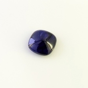 15.90 Carat Blue Sapphire 15mm Smooth Square Cushion Shape A Grade Loose Cabochon - Total 1 Pc.