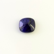 15.90 Carat Blue Sapphire 15mm Smooth Square Cushion Shape A Grade Loose Cabochon - Total 1 Pc.