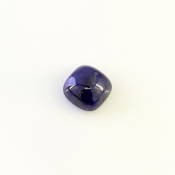13 Carat Blue Sapphire 12mm Smooth Square Cushion Shape A Grade Loose Cabochon - Total 1 Pc.