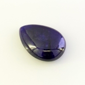 63.10 Carat Blue Sapphire 22x31mm Smooth Pear Shape A Grade Loose Cabochon - Total 1 Pc.