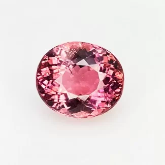 IIGJ Certified  27.27 Cts. Pink Tourmaline 18.90x16.18mm Faceted Oval Shape AA Grade Loose Gemstone - Total 1 Pc.