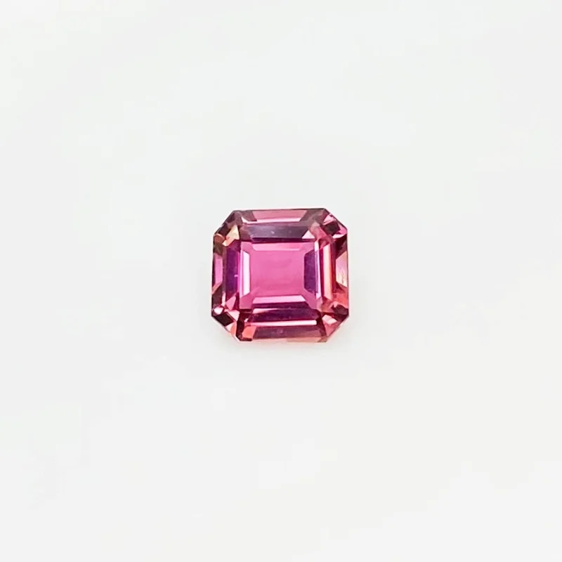 IIGJ Certified  3.45 Cts. Pink Tourmaline 9.75x9.42mm Step Cut Octagon Shape AAA Grade Loose Gemstone - Total 1 Pc.