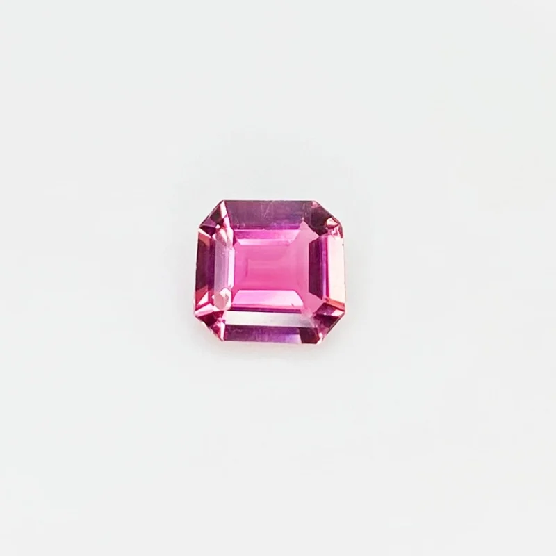 IIGJ Certified  3.08 Cts. Pink Tourmaline 10.08x9.43mm Step Cut Octagon Shape AAA Grade Loose Gemstone - Total 1 Pc.