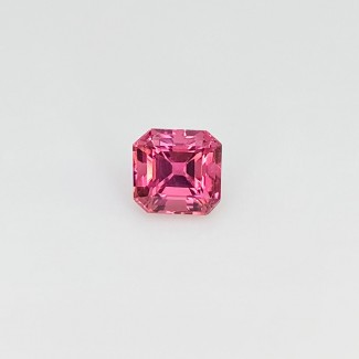 IIGJ Certified  4.13 Cts. Pink Tourmaline 9x8.5mm Step Cut Octagon Shape AAA Grade Loose Gemstone - Total 1 Pc.