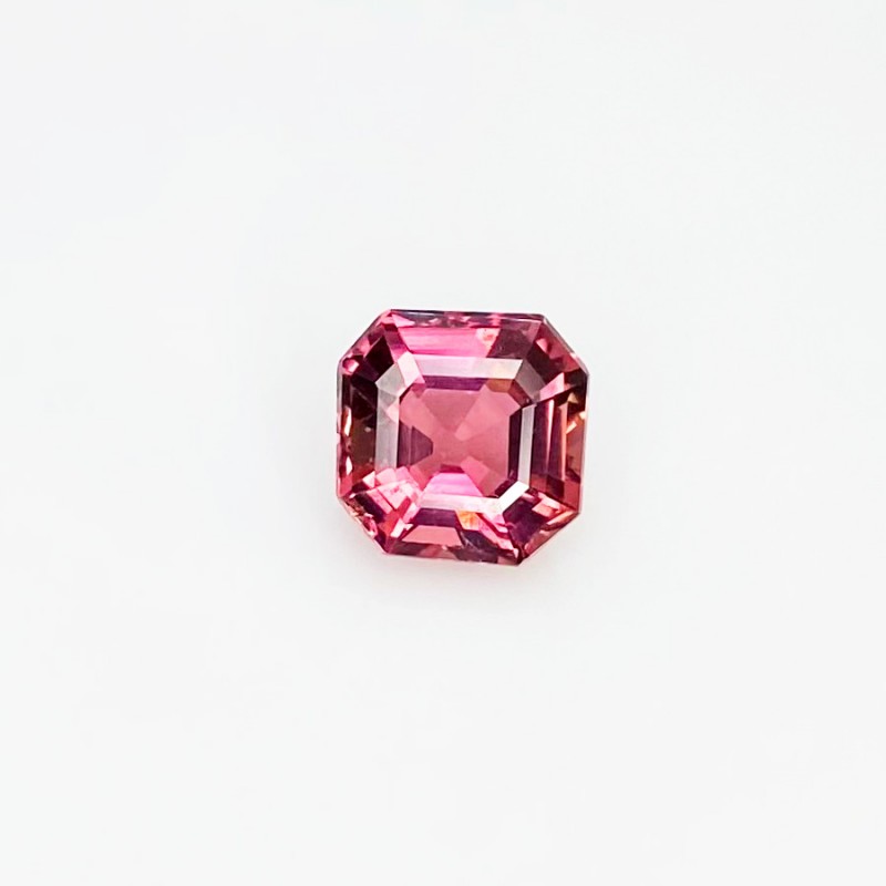 IIGJ Certified  5.25 Cts. Pink Tourmaline 10.05mm Step Cut Octagon Shape AAA Grade Loose Gemstone - Total 1 Pc.