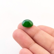5.05 Carat Emerald 12x9.5mm Smooth Oval Shape A Grade Loose Cabochon - Total 1 Pc.