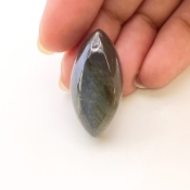 36.10 Carat Labradorite 30x15mm Smooth Marquise Shape AA Grade Loose Cabochon - Total 1 Pc.