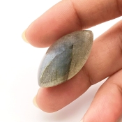 36.10 Carat Labradorite 30x15mm Smooth Marquise Shape AA Grade Loose Cabochon - Total 1 Pc.