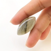 36.10 Carat Labradorite 30x15mm Smooth Marquise Shape AA Grade Loose Cabochon - Total 1 Pc.
