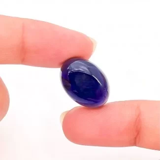 17.15 Carat Iolite 18x13mm Smooth Oval Shape A Grade Loose Cabochon - Total 1 Pc.