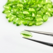46.10 Carat Peridot 8x4mm Smooth Marquise Shape AAA Grade Cabochons Parcel - Total 63 Pcs.