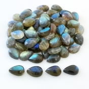 207.75 Carat Labradorite 12x8mm Smooth Pear Shape A Grade Cabochons Parcel - Total 65 Pcs.