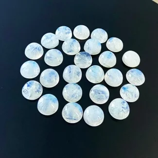 136.15 Carat Rainbow Moonstone 11mm Smooth Round Shape A Grade Cabochons Parcel - Total 26 Pcs.
