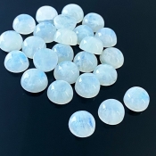 143.75 Carat Rainbow Moonstone 11mm Smooth Round Shape A Grade Cabochons Parcel - Total 25 Pcs.