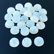 143.75 Carat Rainbow Moonstone 11mm Smooth Round Shape A Grade Cabochons Parcel - Total 25 Pcs.