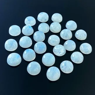 143.75 Carat Rainbow Moonstone 11mm Smooth Round Shape A Grade Cabochons Parcel - Total 25 Pcs.