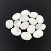 88.10 Carats Drusy Quartz 16x12mm  Oval Shape AA Grade Cabochons Parcel - Total 14 Pcs.