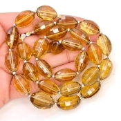Beer Quartz 14-17mm Step Cut Barrel Shape AAA Grade Gemstone Beads Strand - Total 1 Strand of 9 Inch.