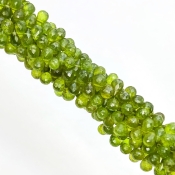 Vasonite 6-8mm Briolette Drop Shape AA Grade Gemstone Beads Strand - Total 1 Strand of 8 Inch.