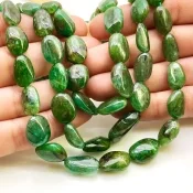 Emerald 8-20mm Smooth Nugget Shape B+ Grade Gemstone Beads Strand - Total 1 Strand of 15 Inch.