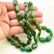 Emerald 8-20mm Smooth Nugget Shape B+ Grade Gemstone Beads Strand - Total 1 Strand of 15 Inch.