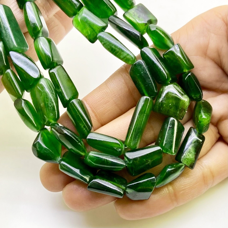 Serpentine 8-20mm Smooth Nugget Shape AA Grade Gemstone Beads Strand - Total 1 Strand of 19 Inch.